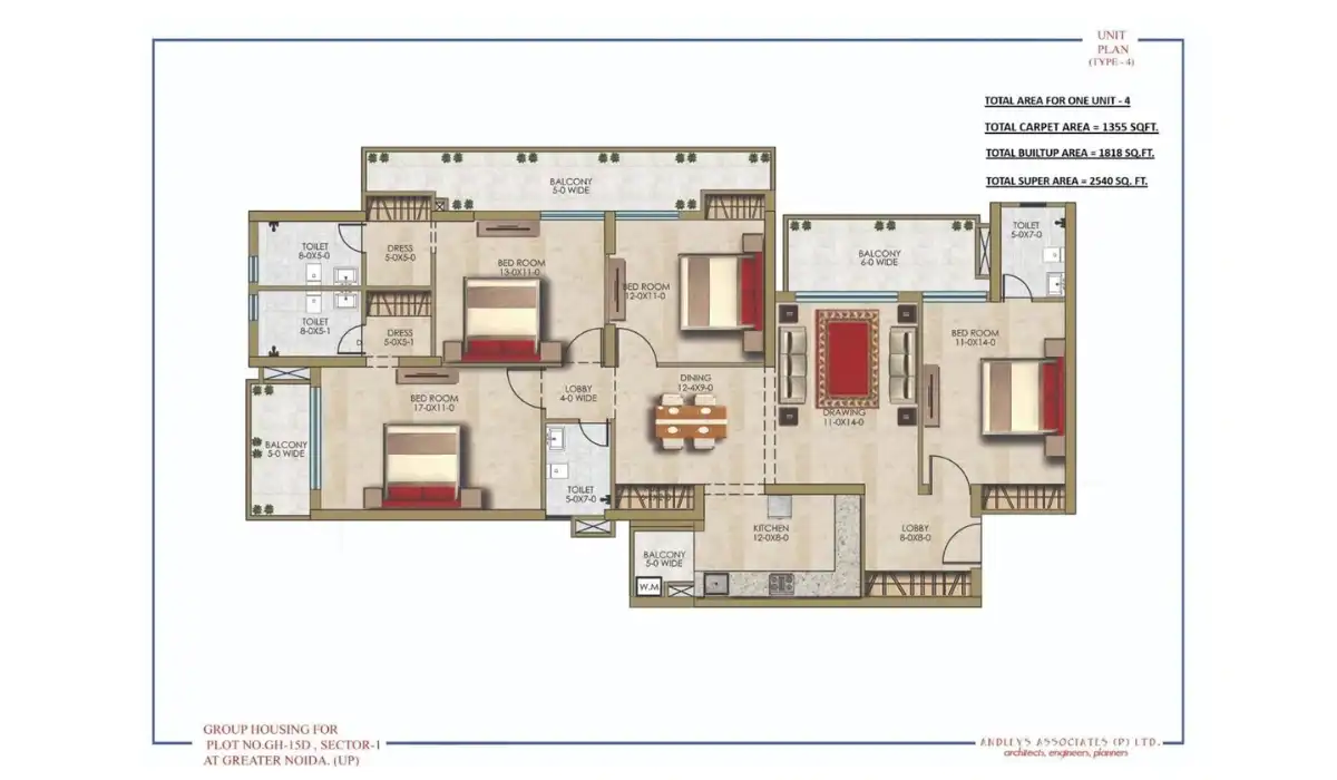 Diligent The Valley 4 BHK + 4T - 2540 Sq.Ft. Diligent The Valley 4 BHK + 4T - 2540 Sq.Ft.